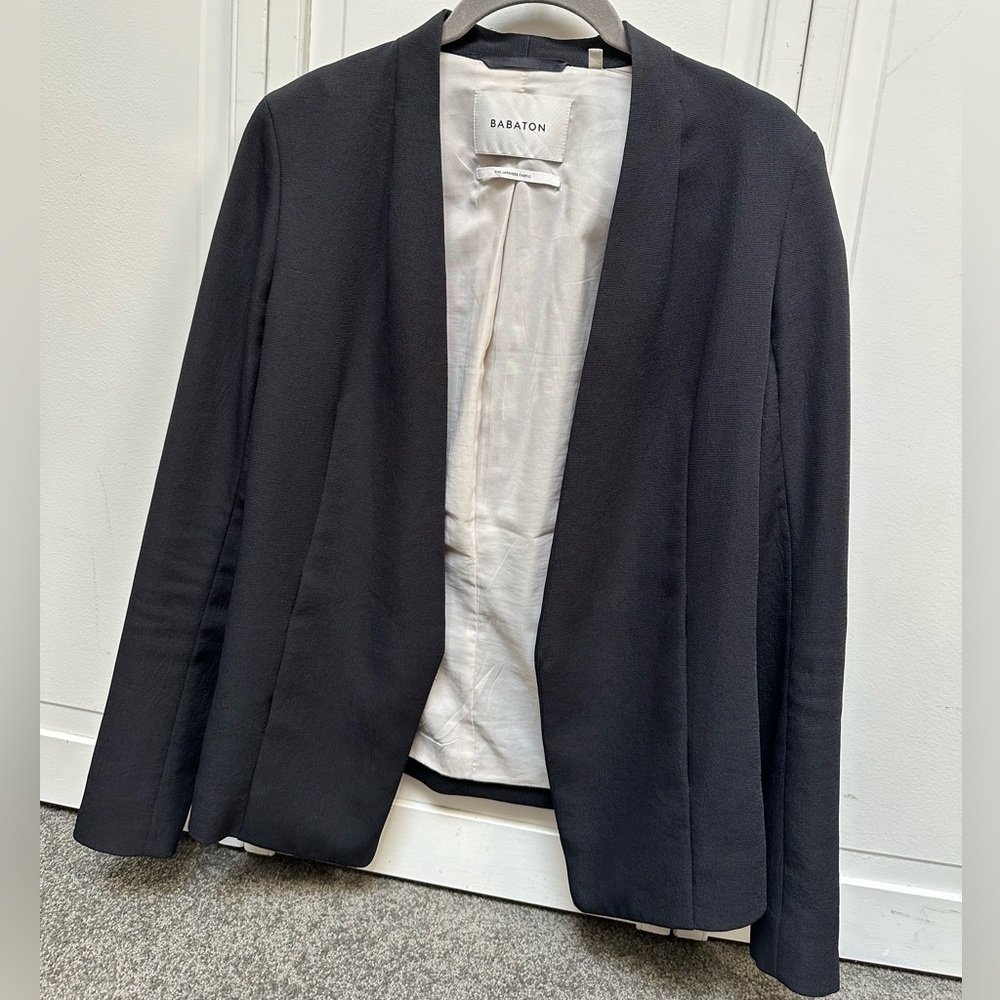Babaton black blazer size 2